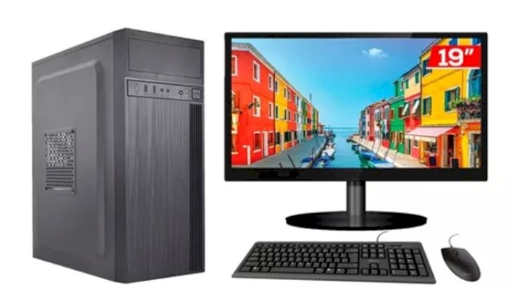 Computador Completo Atx I3 8gb Ddr3 - Hd Ssd 240gb